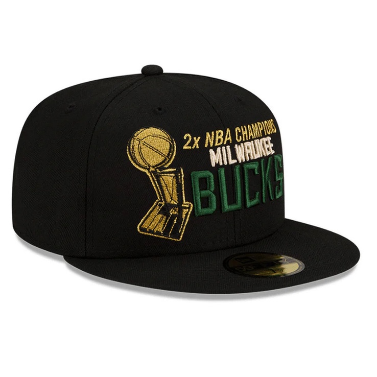 topi New Era NBA CHAMPIONS Milwaukee Bucks 7 3/8 60237133 snapback ori
