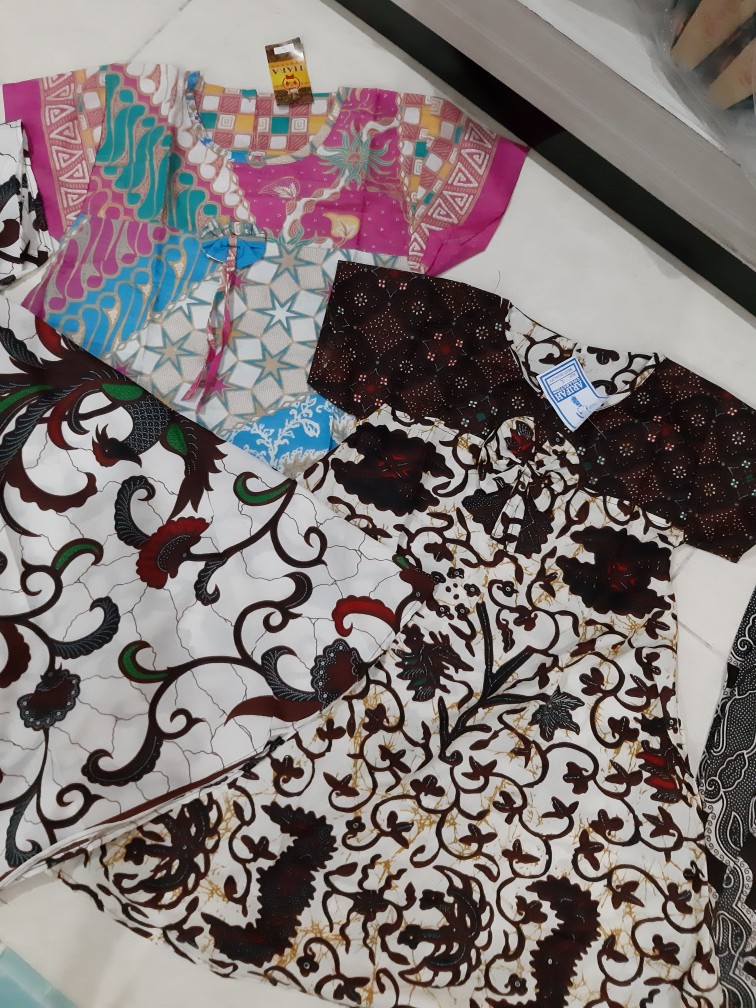 Dress Rok Batik Sogan Anak Size L Usia 6th -7,5 Th