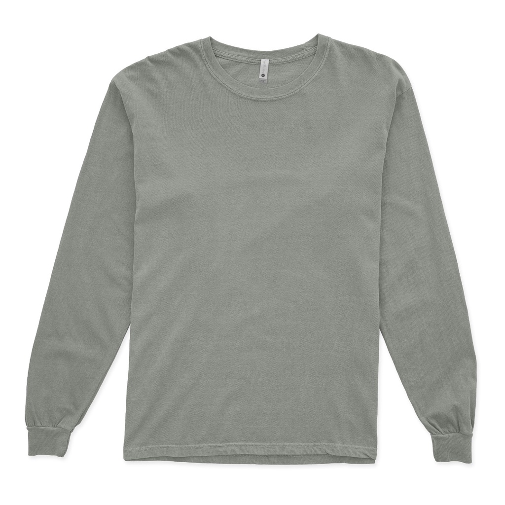 Jual KAOS POLOS PANJANG PRIA - WARNA SAGE GREEN - AWESAM | Shopee Indonesia