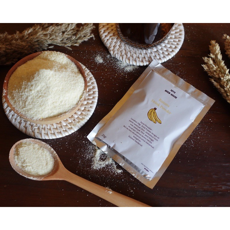 

Drink Powder Banana Powder Kemasan 20gr Minuman Sachet Siap Seduh