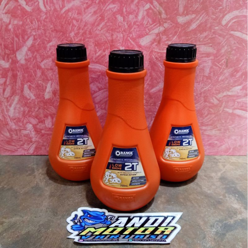 Orange 2T 2tak Oli Samping 0.7L Low Smoke