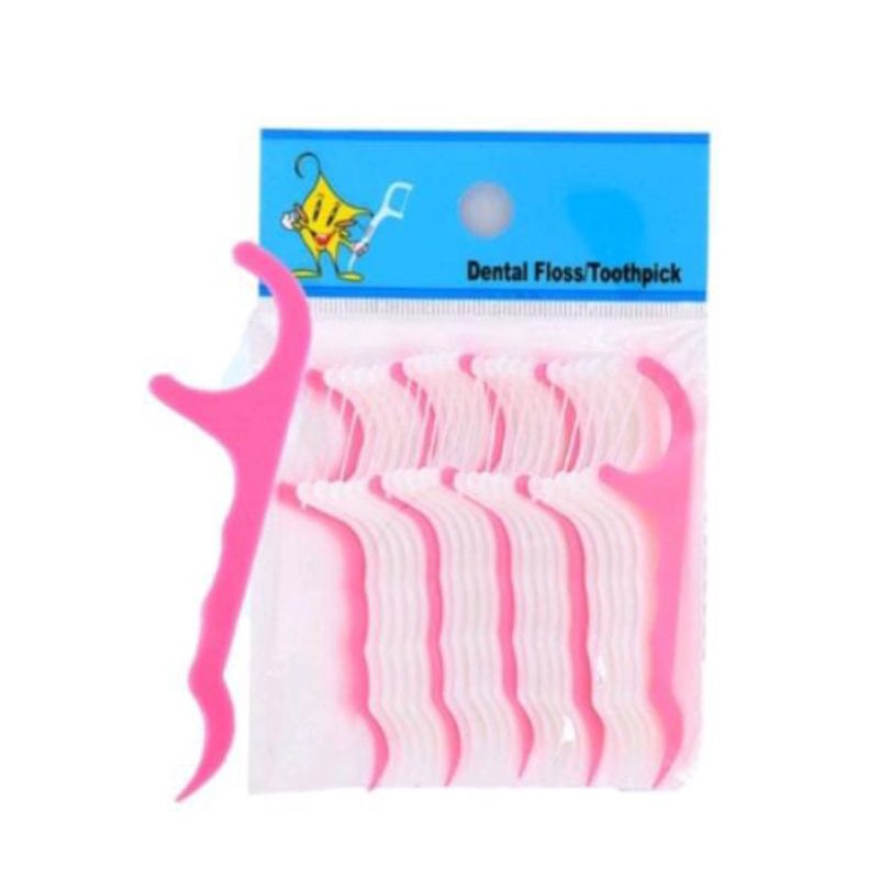 disposable benang pembersih selah gigi toothpick dental floss