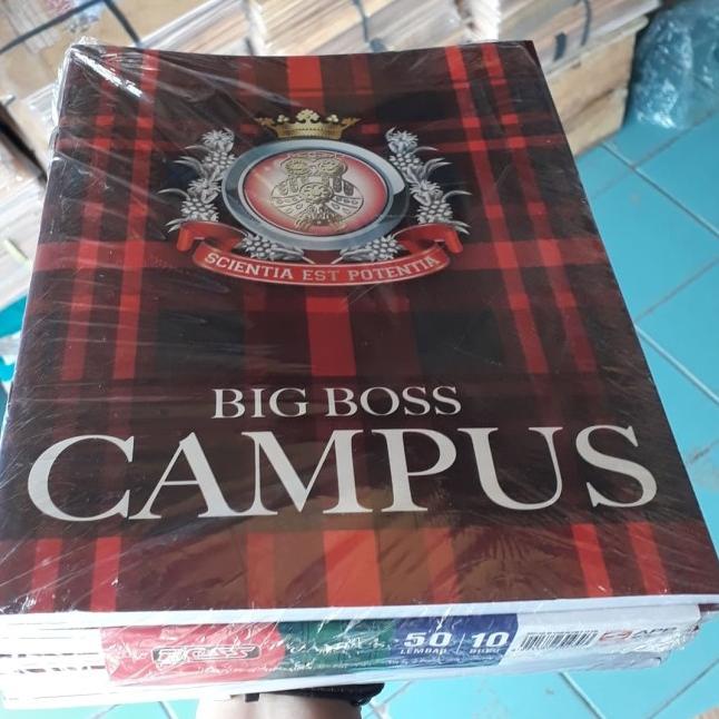 

✭ Buku Tulis Campus Big Boss 50 Lembar 1 pak isi 10 Buku ST045 ۞