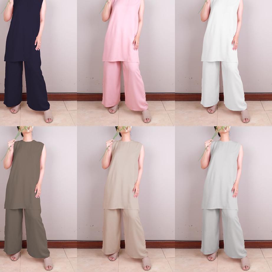Manset Kutung Tunik Katun Rayon Adem Nyaman RDA Hijab - Tanktop Tunik Rayon Small Size