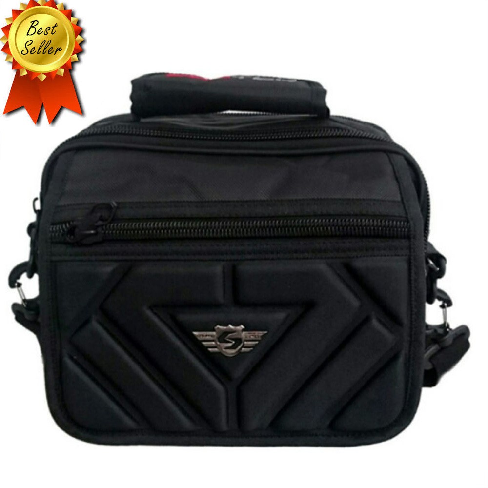 Messenger Tas Kerja Tas Pria Selempang Tas Embos Tas Selempang Embos S-3325 Original - Black