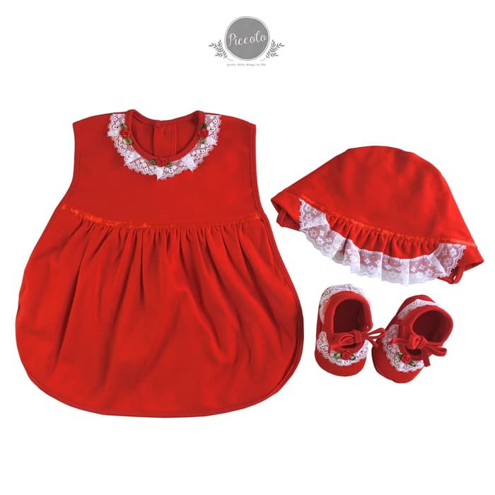 perlengkapan bayi  Newborn  Baby  Dress Set Gift Baju  Setelan 