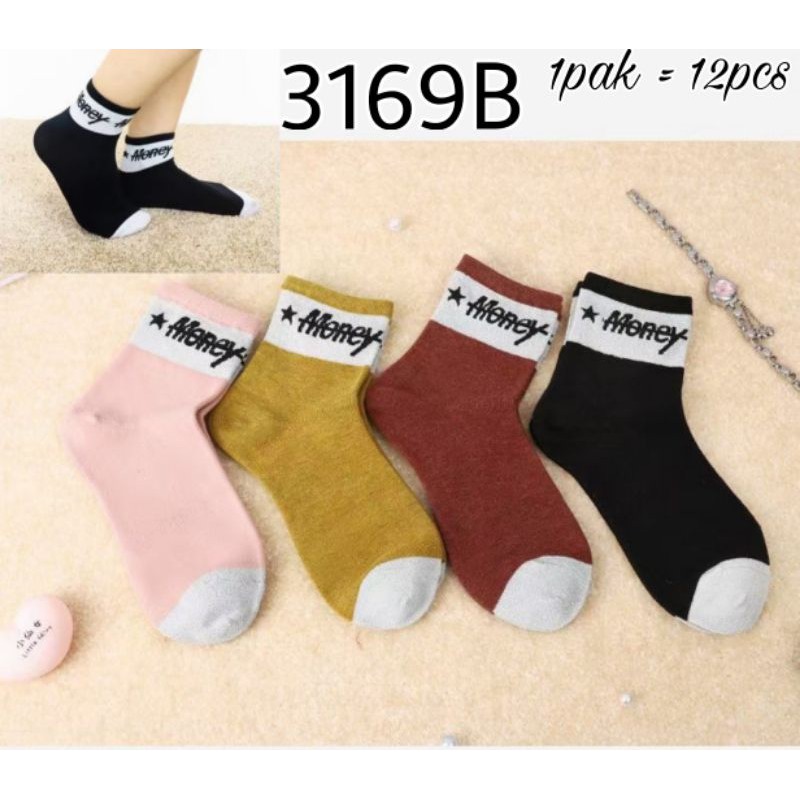 kaos kaki panjang wanita kode 3169b