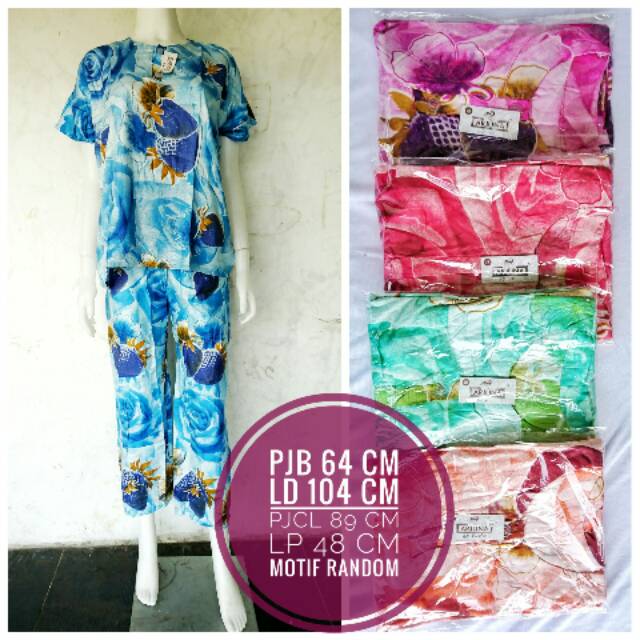 Setelan cp batik, baju tidur batik soloan grosir murah