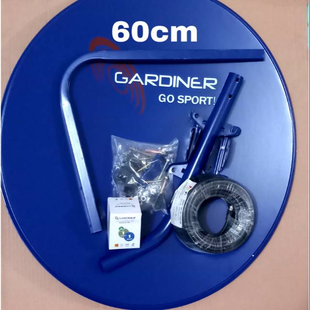 Antena disc gardiner 60cm lengkap tanpa receiver