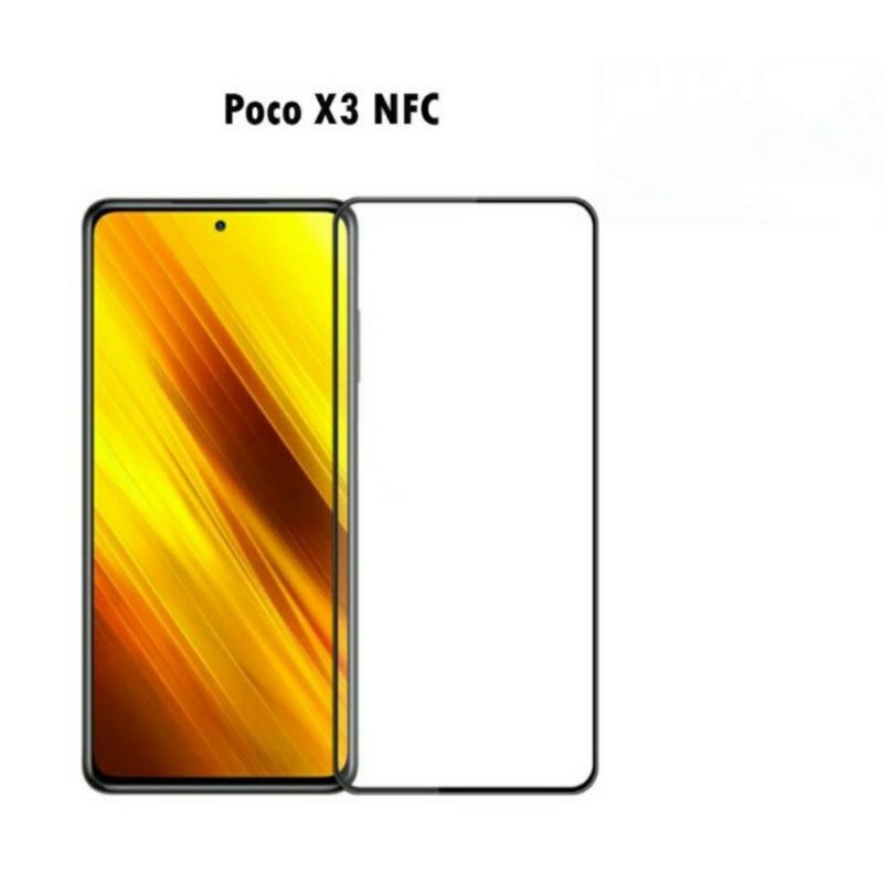 Tampered tempered Glass temperglass Kaca full Layar Full Screen Xiaomi Poco X3 NFC Mi 8 Lite Mi 8 SE