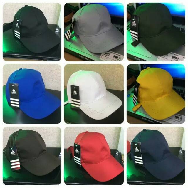 Topi Baseball Cap Putih Dewasa Polos Pria Wanita Casual Sport