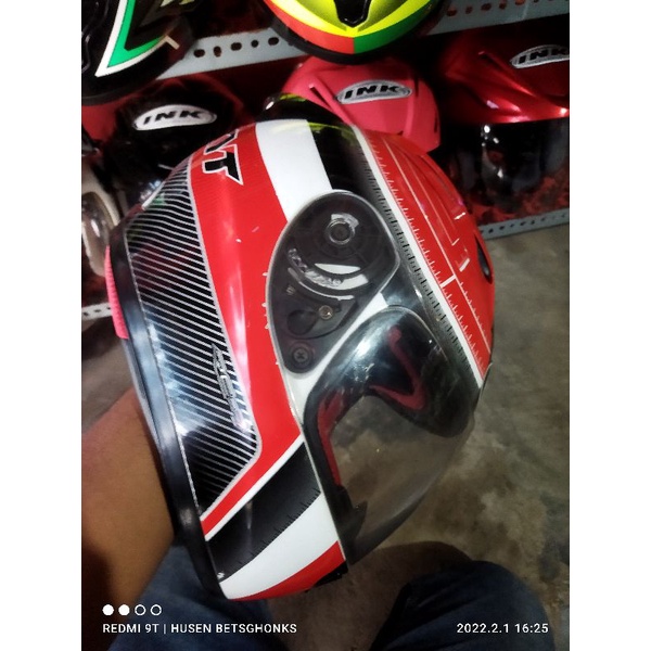 helm kyt rc7 motif bekas/seken/second/preloved