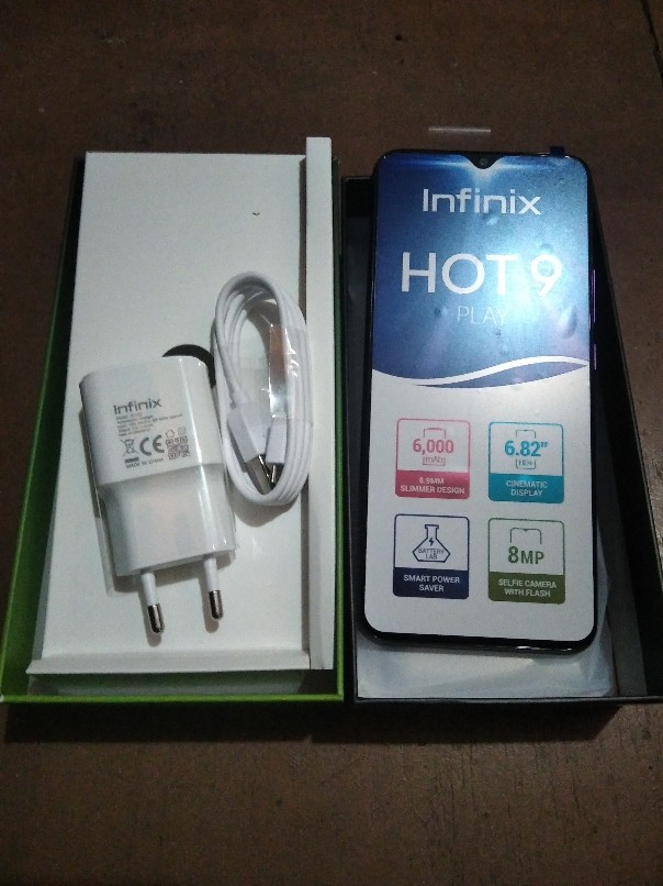 INFINIX HOT 9 PLAY RAM 2/32 GARANSI RESMI INFINIK HOT 9 HP