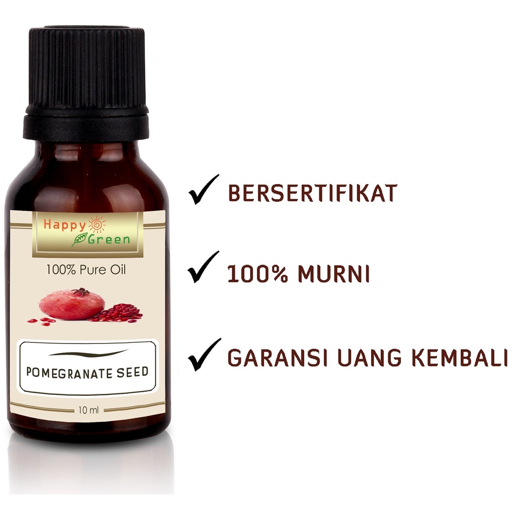 Happy Green Pomegranate Seed Oil -Minyak Biji Delima Murni 100%