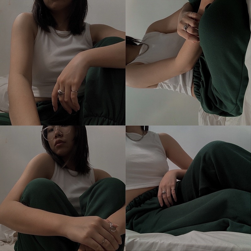 Sweatpants / Jogger/ Celana Panjang Forest Green