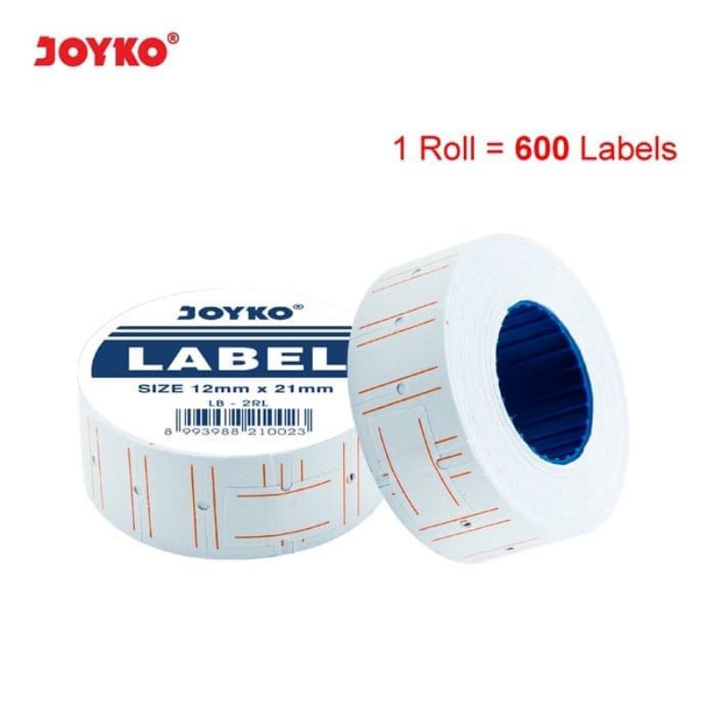 Alat Mesin Label Harga / Price Labeller Joyko 1 Baris 8 Digit MX-5500M / MX 5500M-ISI LABEL (5roll)