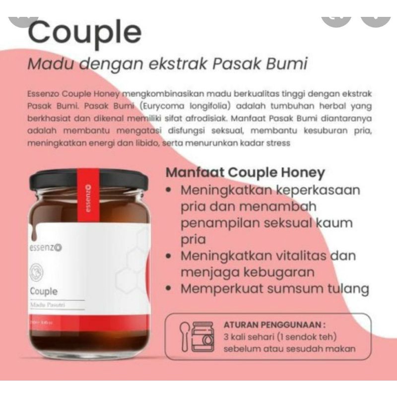 Madu essenzo couple dijamin original 100%