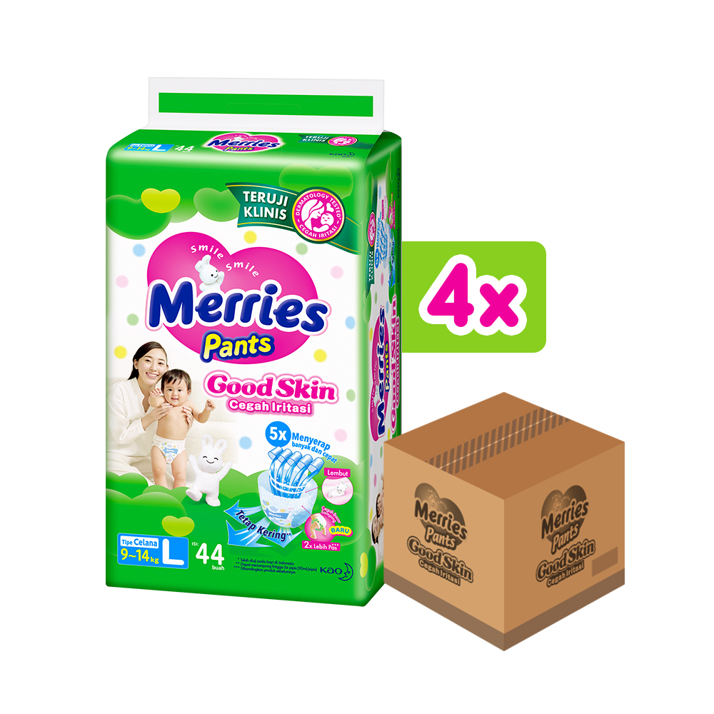 Merries Pants Good Skin L 44 Carton