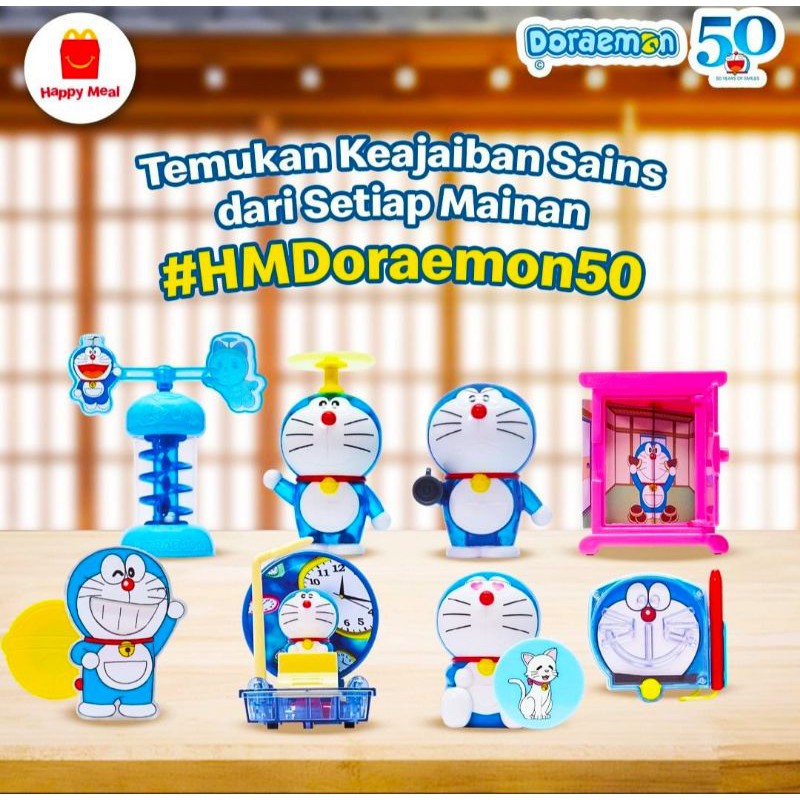 Mainan anak Happy Meal MCDONALD "Doraemon" 2020