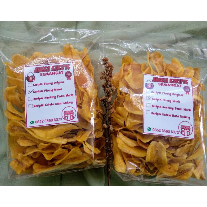 

Keripik Pisang Manis SEMANGAT