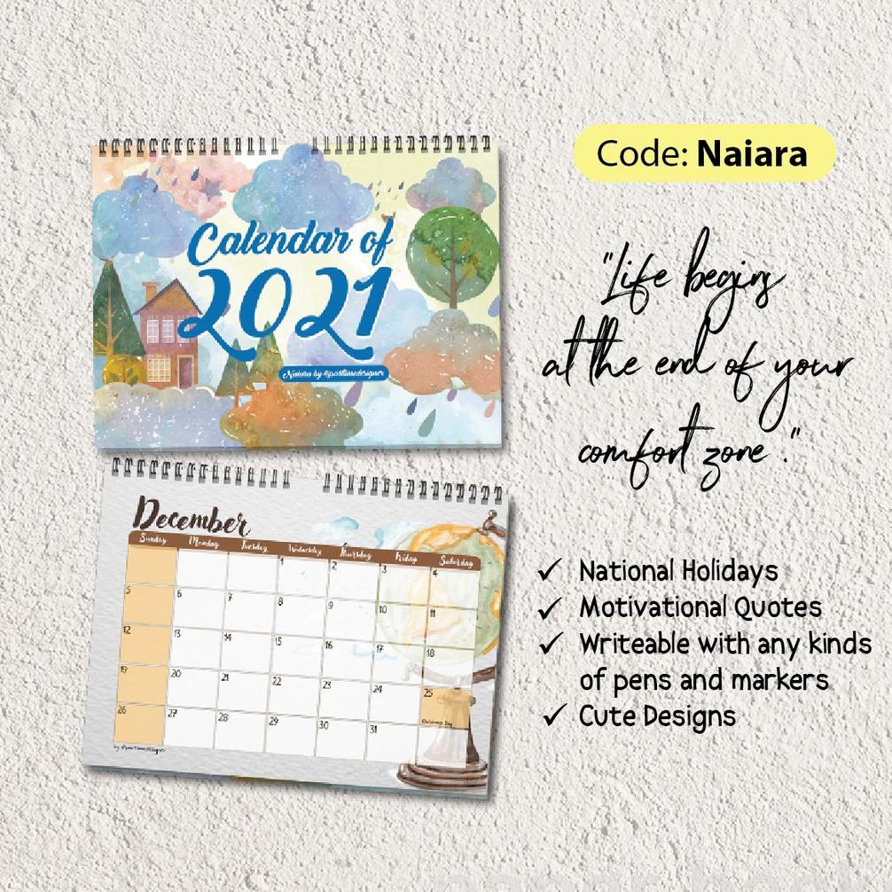 

Kalender 2021 - NAIARA (best seller) (ART. 85)
