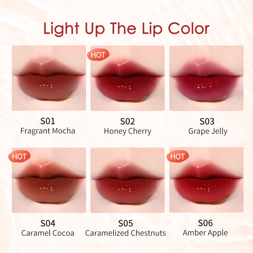 (READY &amp; ORI) Focallure Clear Water Gloss Lip Tint Liptint FA366 FA 366