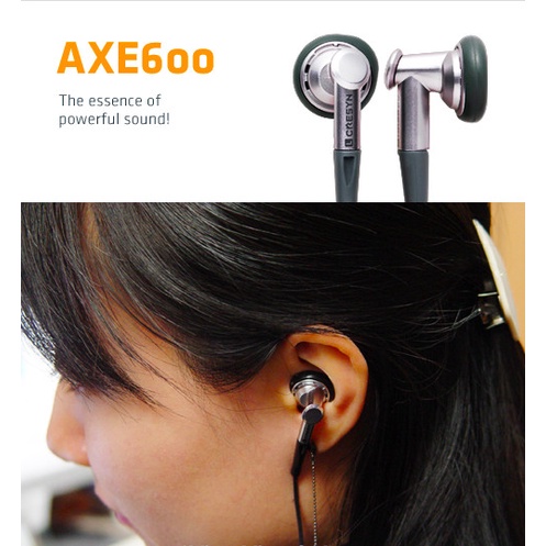 Classical Earbud Cresyn AXE600 HiFi Earphone King Of Dynamic Hi Res