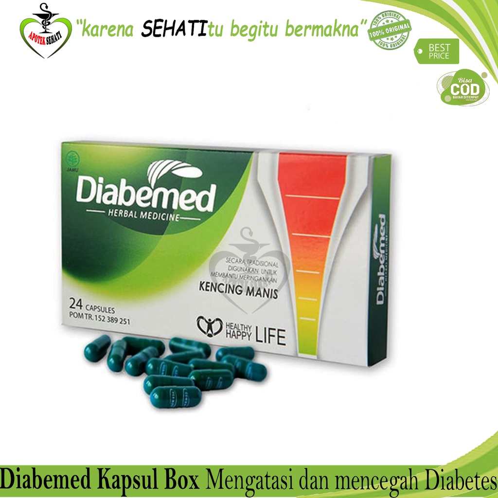 DIABEMED HERBAL DIABETES / Anti Diabetes Militus / Obat Herbal Murah