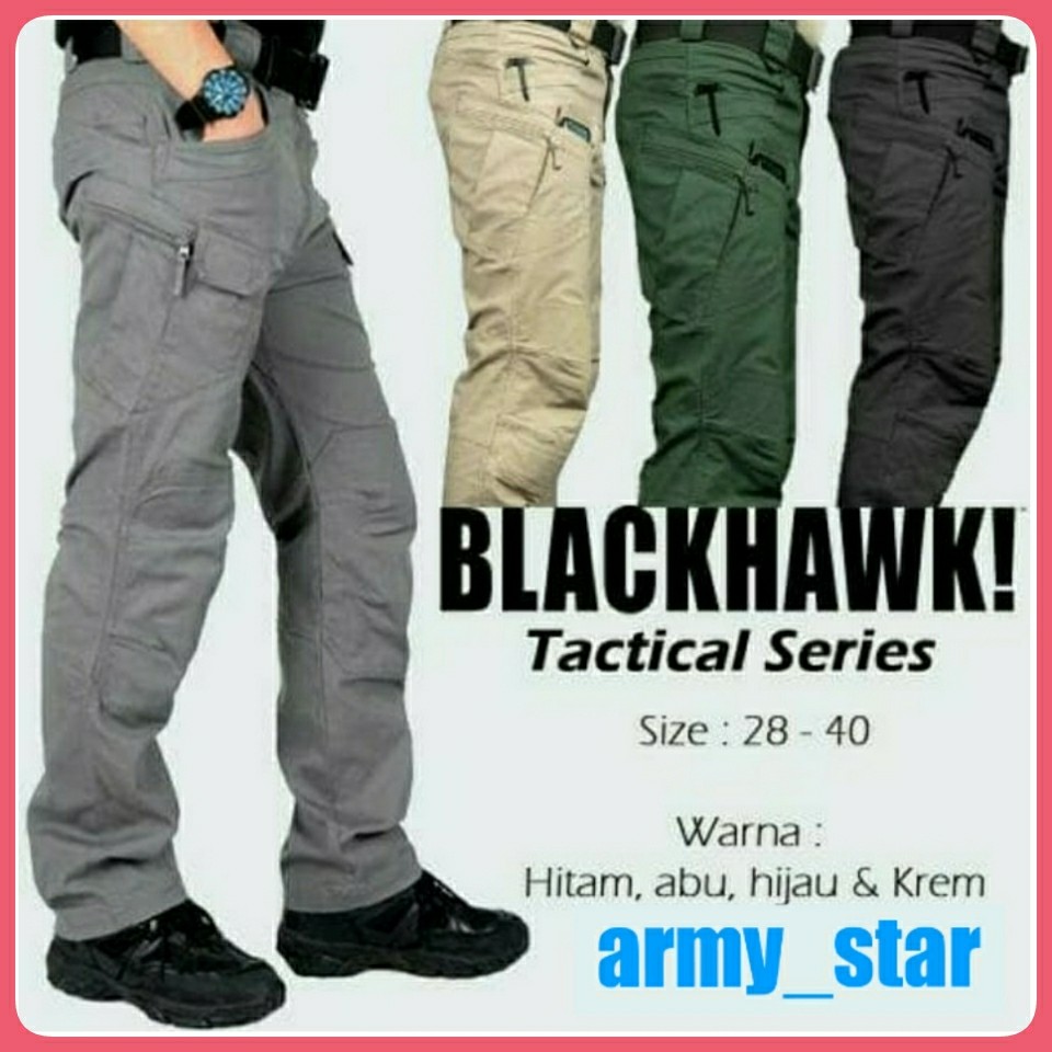 celana tactical blackhawk panjang gunung/celana polisi/blackhawk Celana Jeans Z0D3