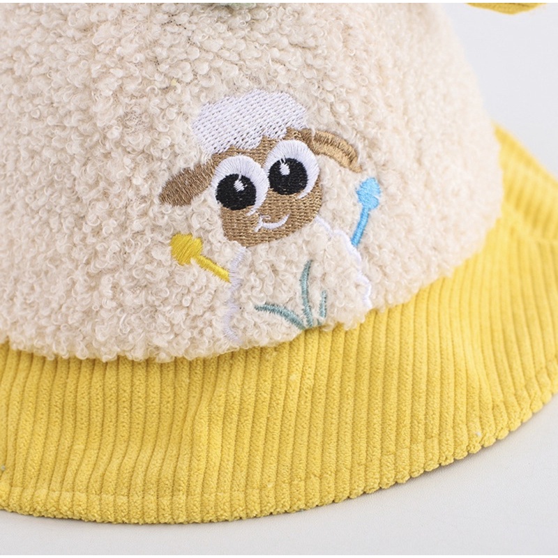 Topi Baseball Anak Bayi Balita Model Bulu Domba Sheep Import Anak Laki Laki Anak Perempuan