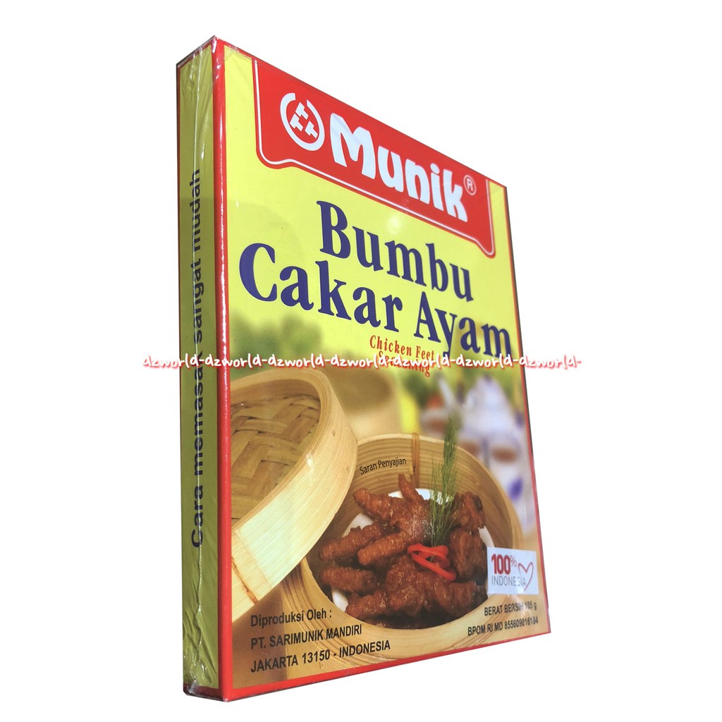 Munik Bumbu Cakar Ayam Chicken Feet Seasoning Bumbu Instan 105gr