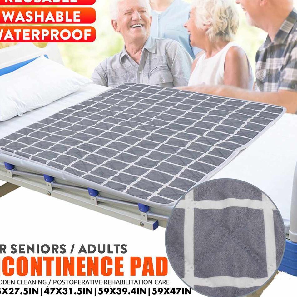 Super Kualitas Alas Ompol Bayi Portable Underpad Washable Absorbent Bed Pad Incontinence Reusable Mattress Protector