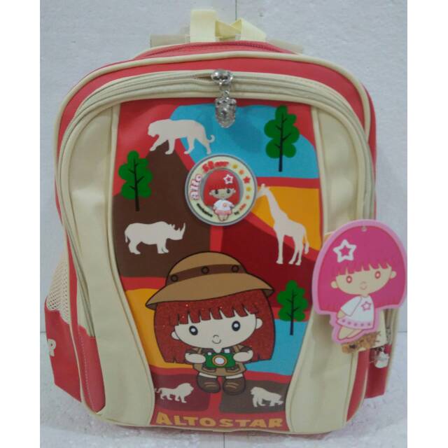 Tas ransel sekolah alto star merah. Tas palo alto ransel sekolah tk