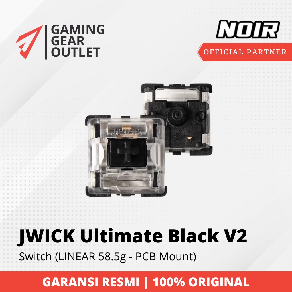 Noir JWK / JWICK Ultimate Black V2 (Linear 58.5g - PCB Mount)