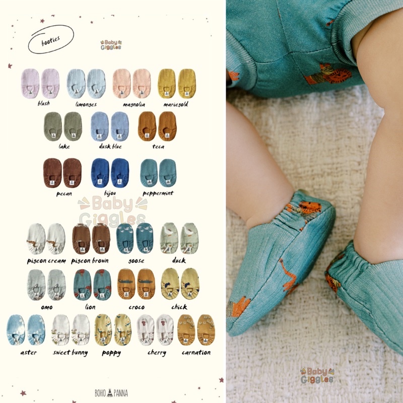 Bohopanna Booties/ Sepatu Bayi 0-8 Bulan Bohopanna