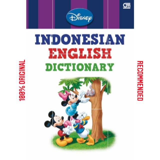 DISNEY INDONESIAN - ENGLISH DICTIONARY ( HC) ~ DISNEY