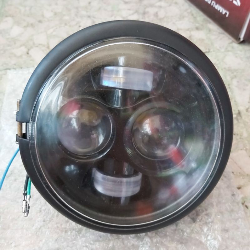 Lampu Daymaker 4Led 5,7 Inc CB GL Tiger Megapro Vixion Thunder Verza CB150r w175