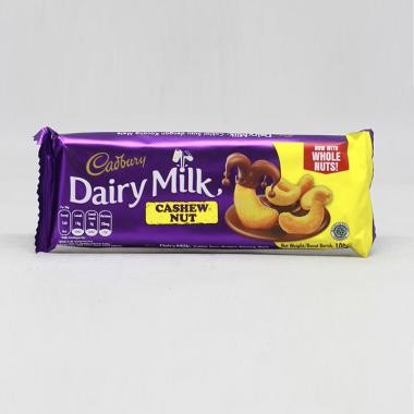 

Cadbury Dairy Milk Whole Nut Cashew 100Gr