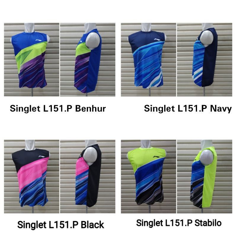 Singlet Badminton / Kaos Singlet Bulutangkis L151 Polos