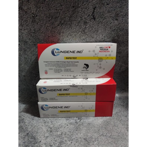 READY STOK CEK HIDUNG MERAH. ANTIGEN TEST SWAB KEMENKES AKD ISI 25 SET LENGKAP