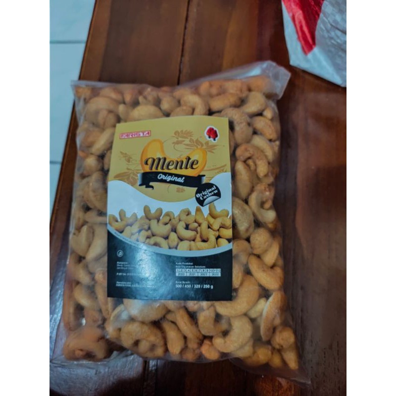 

Kacang mente goreng Rasa original 500gram