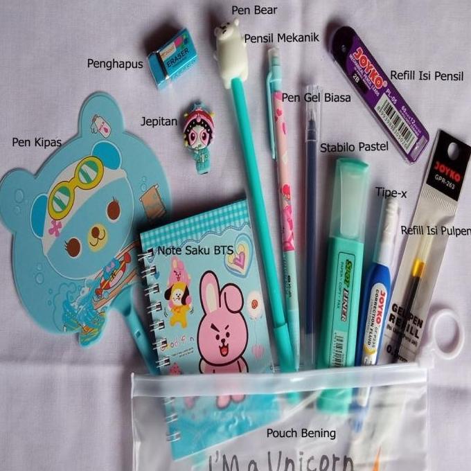 

Best Paket Alat Tulis Anak Sekolah Bts Bts21 Set Atk Kantor Pulpen