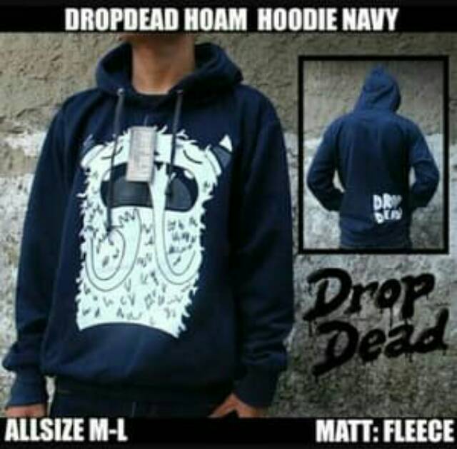 Sweater hoodie dropdead hoam