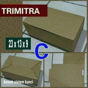 

KARDUS TYPE C COKLAT PACKING 23 X 13 X 9 CM