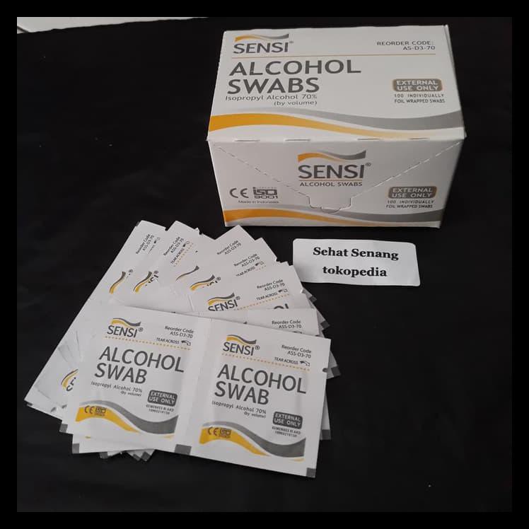 sensi alkohol swab, alkohol swab sensi TERMURAH