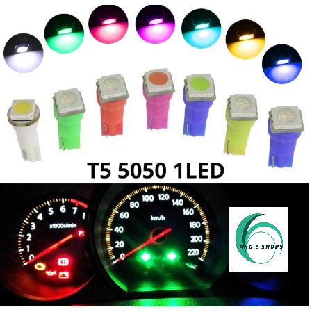 LED T5 Speedometer Lampu Spedometer COB Lampu Mobil Motor 12v arus DC variasi PLAT MOTOR