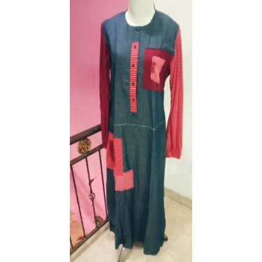 TERMURAH DANNIS sale cuci gudang 50% (gamis Uk L)