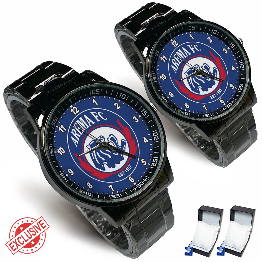 Jam Tangan Rantai Couple AREMA 11 AGUSTUS 1987 - 2 (Awesome)