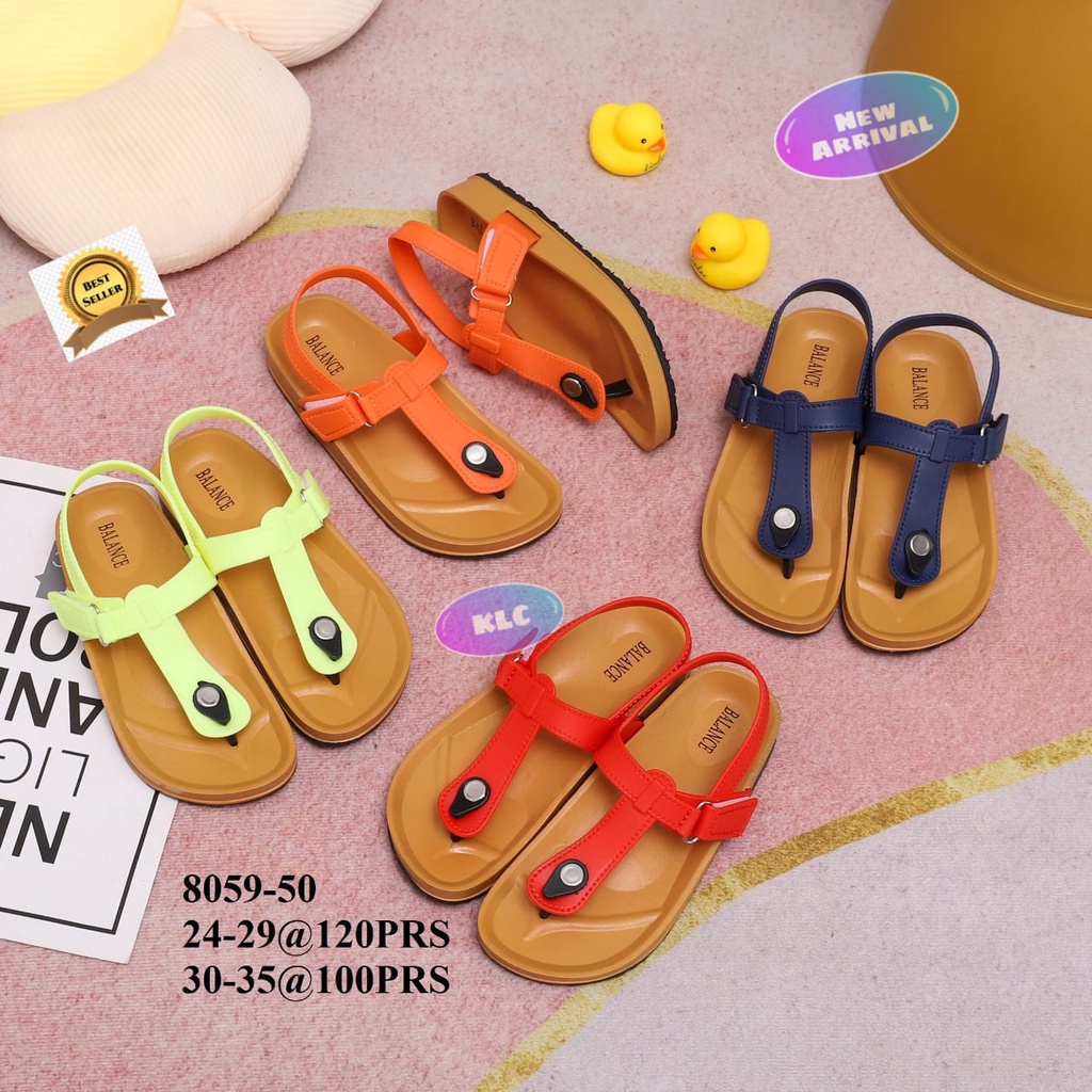 balance 8059-59/ sandal tali anak sandal karet anak wanita dan laki terbaru ori produk impor