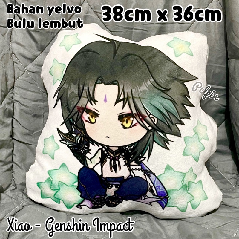 bantal anime boneka anime pillow genshin impact tartaglia childe venti chongyun paimon xiao besar